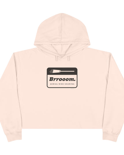 InstaCostume™ Brrooom™ Aerial Ride Sharing - Crop Hoodie