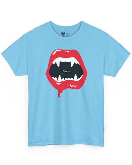 InstaCostume™ Burp Fangs Heavy Cotton Tee - 8 colors!