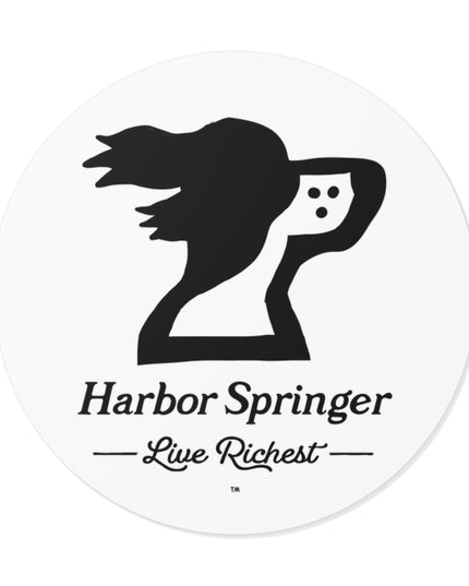 Harbor Springer™ Round Vinyl Sticker
