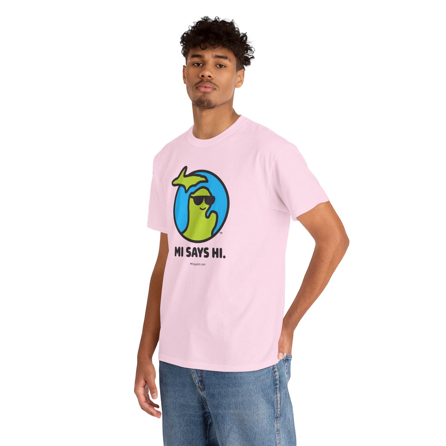 MI Says Hi™ Unisex Heavy Cotton Tee