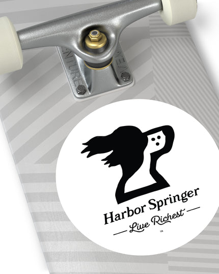 Harbor Springer™ Round Vinyl Sticker