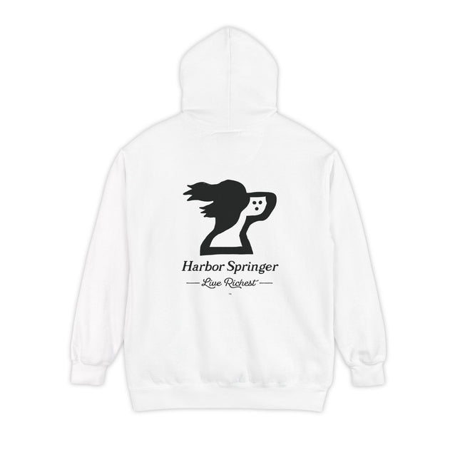 Harbor springs michigan shirt — Harbor Springer Logo hoodie, front view