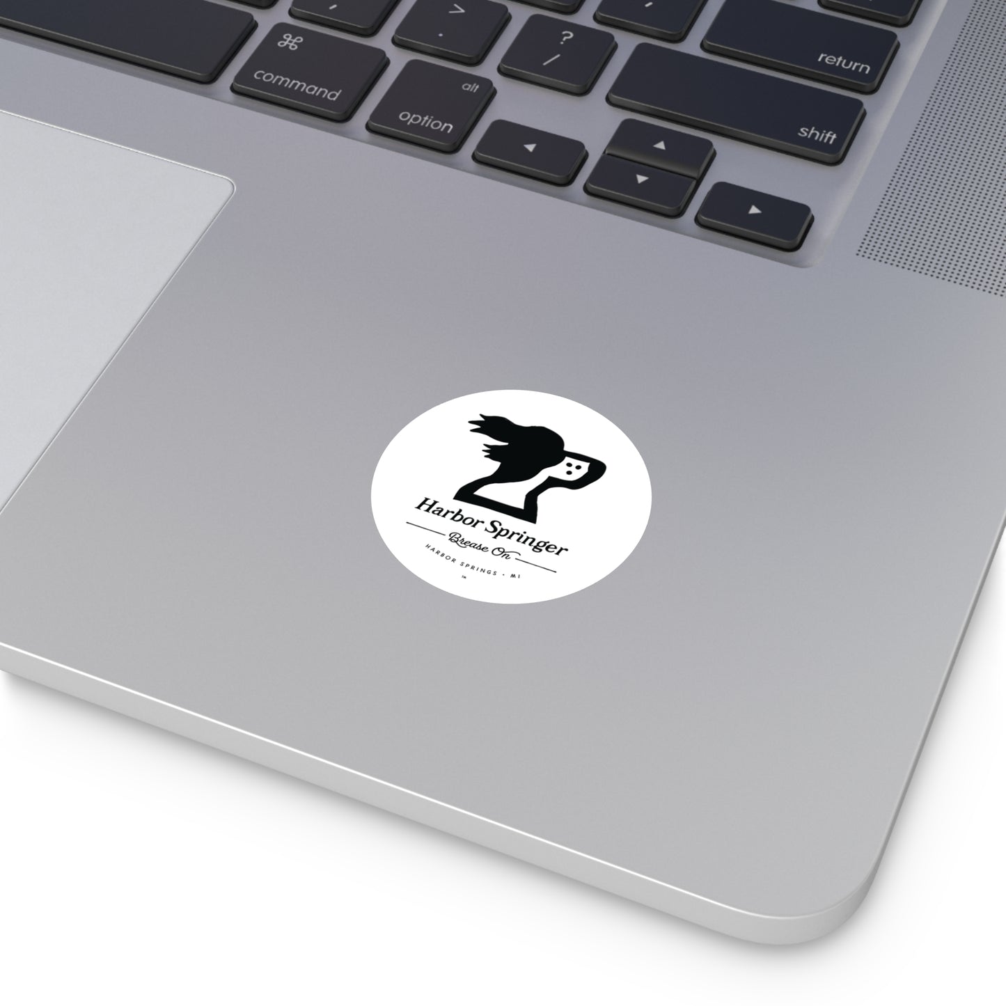 Harbor Springer™ Tagline Round Sticker