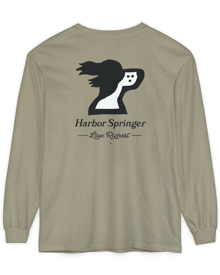 Harbor Springer™ Tagline Garment-Dyed Long Sleeve T-Shirt