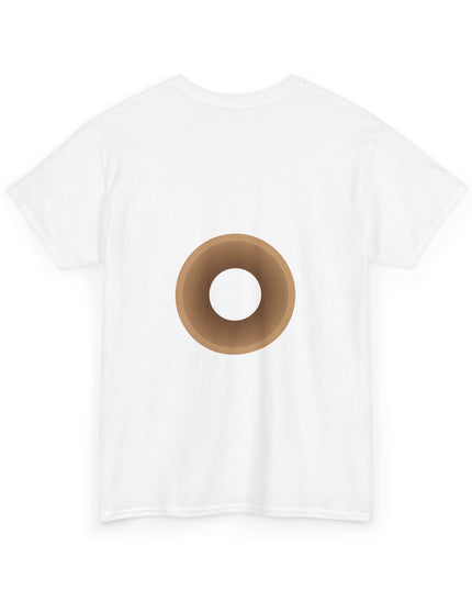 Back view of Toilet Paper InstaCostume tee — TP roll Halloween costume tee