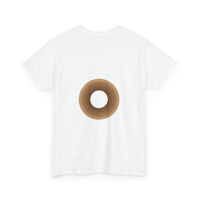 Back view of Toilet Paper InstaCostume tee — TP roll Halloween costume tee