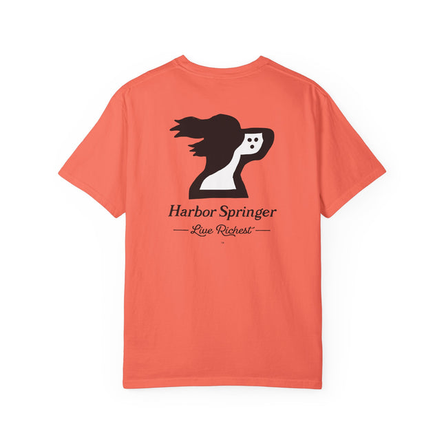Harbor springs michigan shirt — Harbor Springer Logo t-shirt, front view
