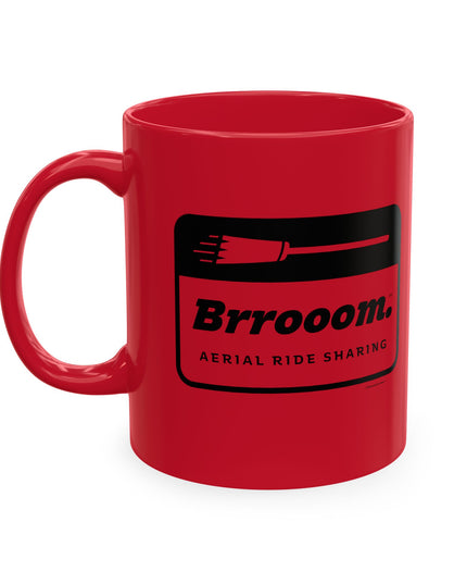 InstaCostume™ Brrooom™ Aerial Ride Sharing - Ceramic Mug