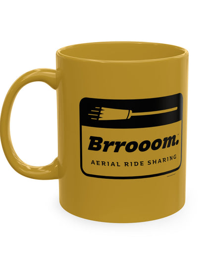 InstaCostume™ Brrooom™ Aerial Ride Sharing - Ceramic Mug