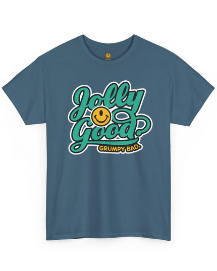 Smileclops™ - Jolly Good. Grumpy Bad. - Heavy Cotton Tee