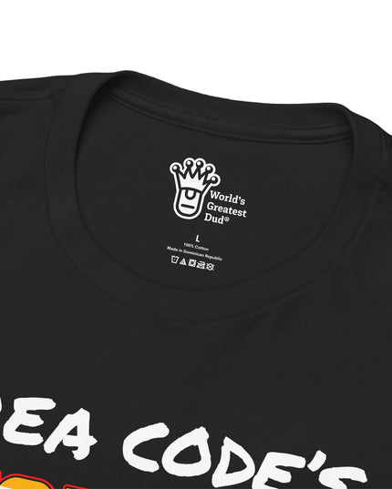 World's Greatest Dud® - Area Code's Greatest Dad - Heavy Cotton Tee