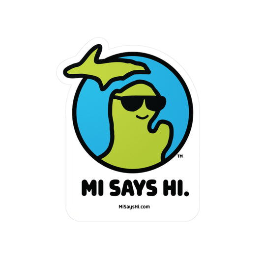 MI Says Hi™ Indoor/Outdoor Vinyl Decal