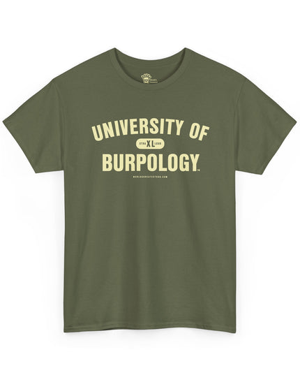 World's Greatest Dud® - University of Burpology - Heavy Cotton Tee