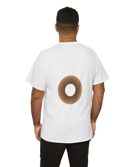 Back view of Toilet Paper InstaCostume tee on model — funny last-minute costume