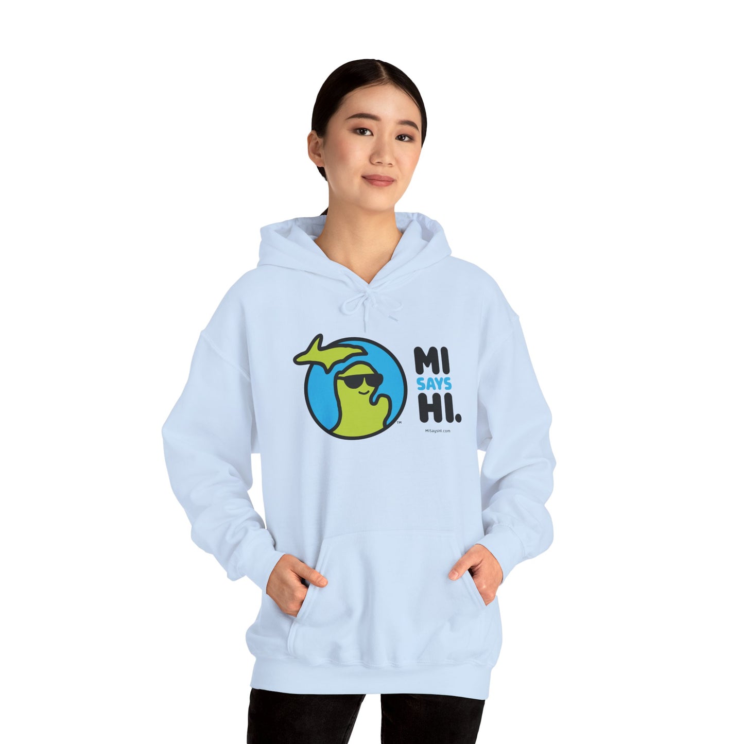 MI Says Hi™ Unisex Heavy Blend™ Hooded Sweatshirt