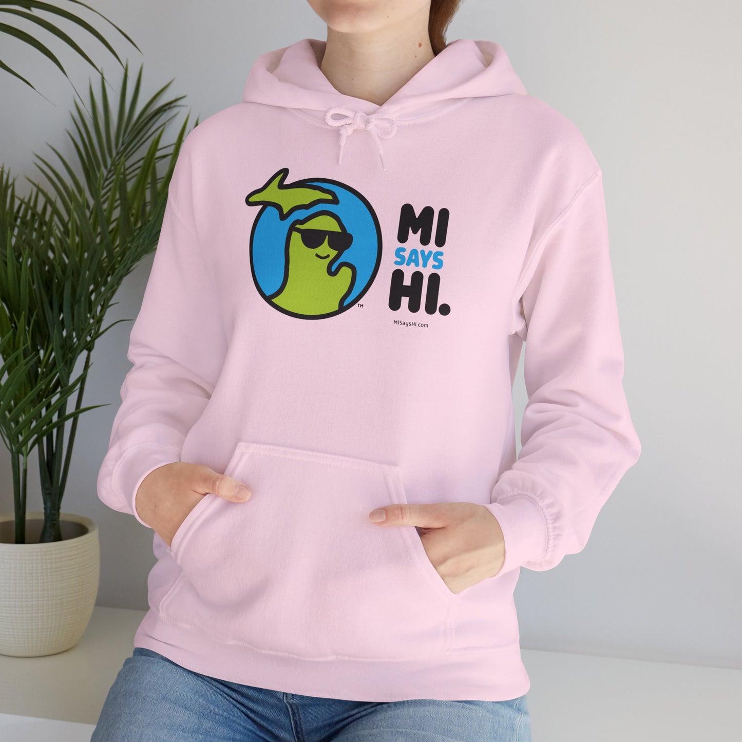 MI Says Hi™ Unisex Heavy Blend™ Hooded Sweatshirt