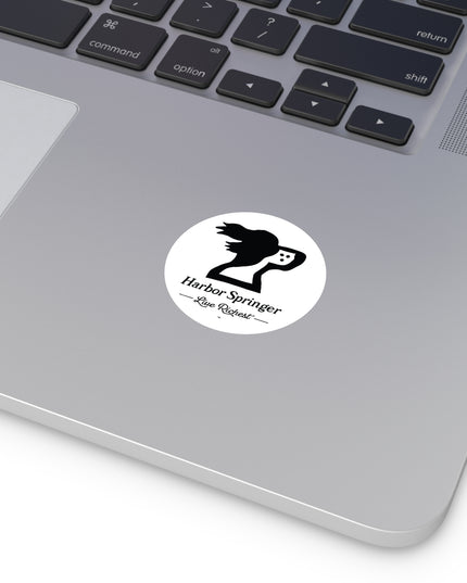 Harbor Springer™ Round Vinyl Sticker