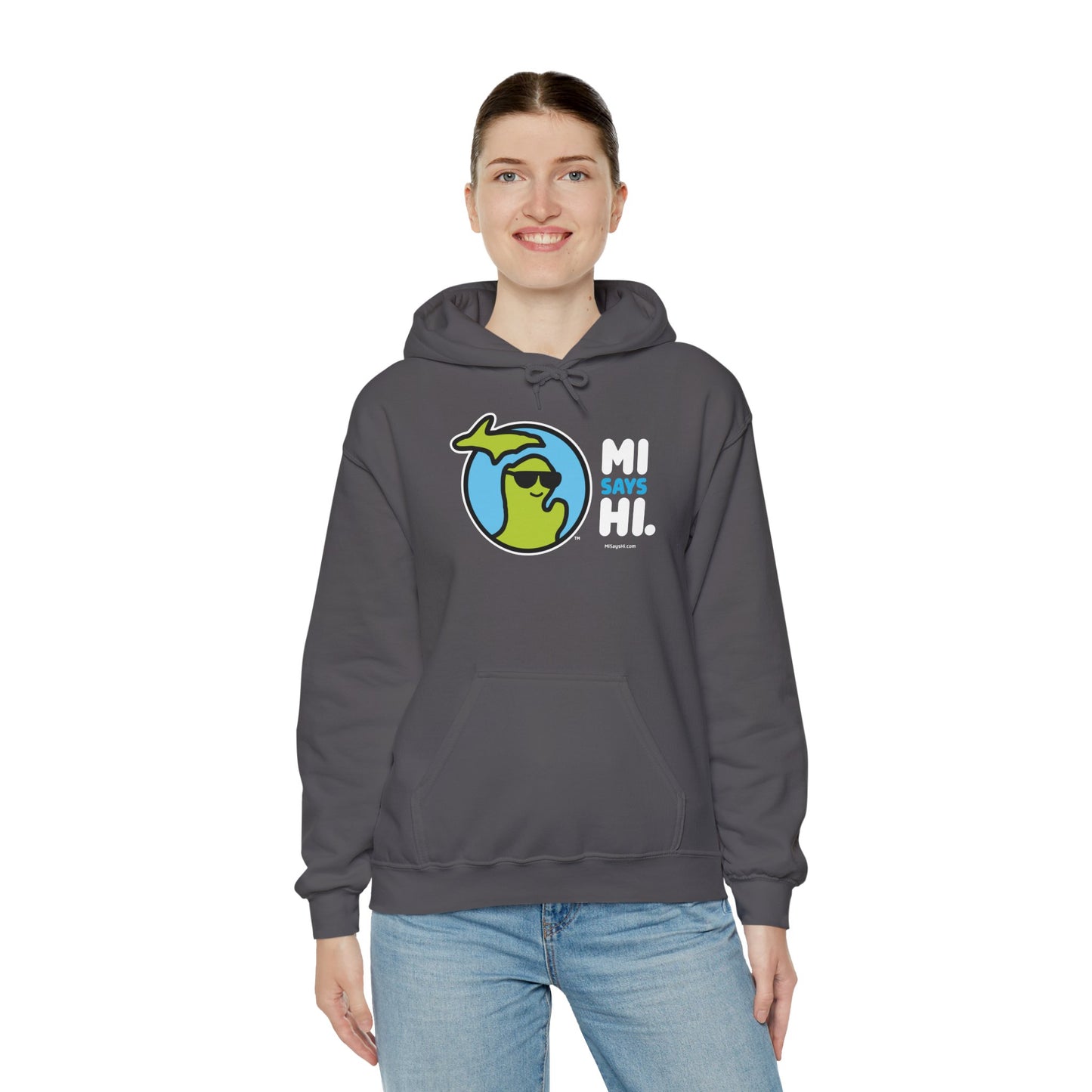 MI Says Hi™ Unisex Heavy Blend™ Hooded Sweatshirt