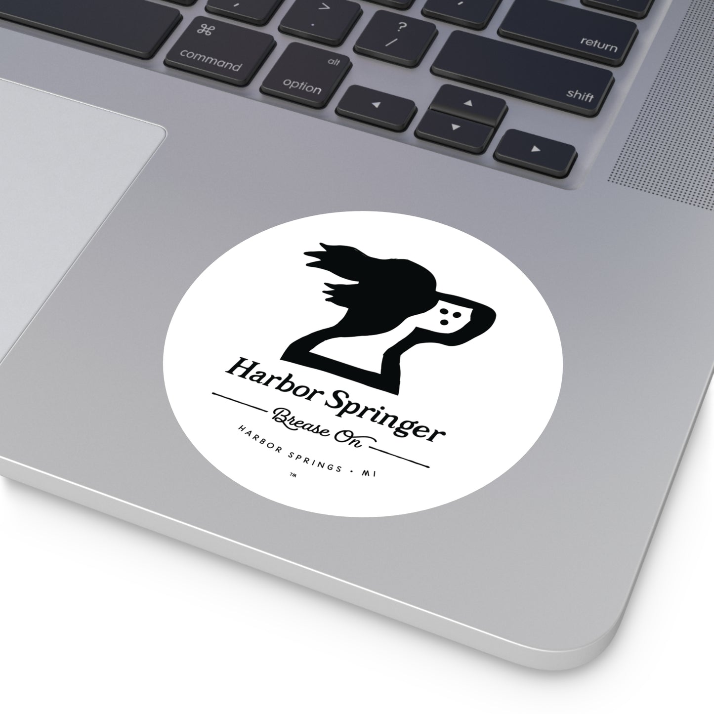 Harbor Springer™ Tagline Round Sticker