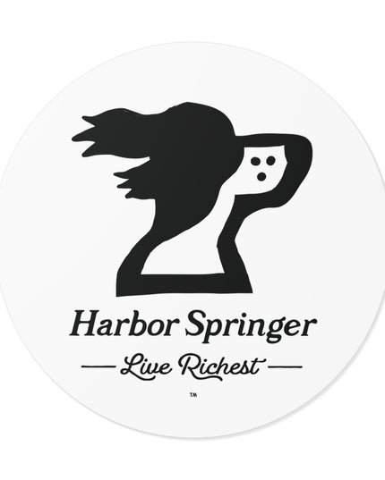 Harbor Springer™ Round Vinyl Sticker