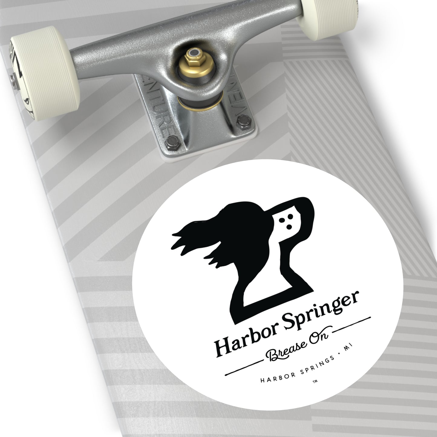 Harbor Springer™ Tagline Round Sticker