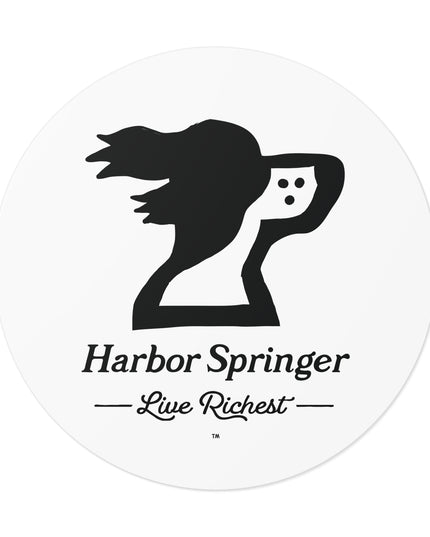 Harbor Springer™ Round Vinyl Sticker
