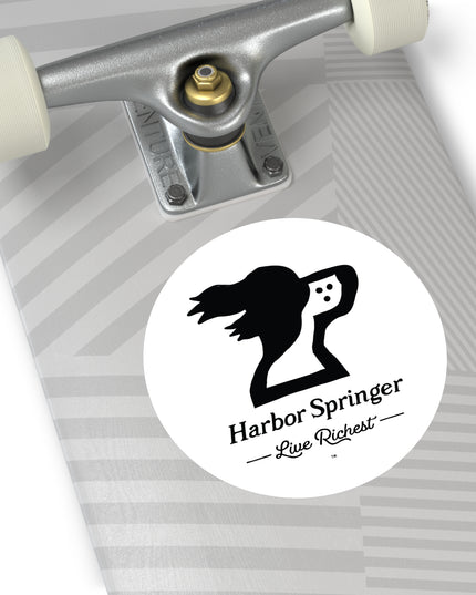 Harbor Springer™ Round Vinyl Sticker