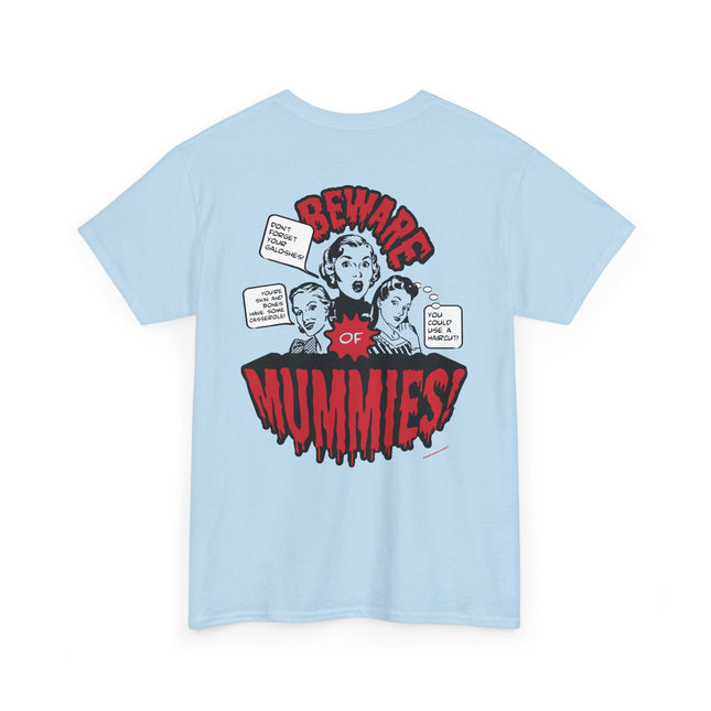 Funny halloween costume — InstaCostume Mummies t-shirt, front view