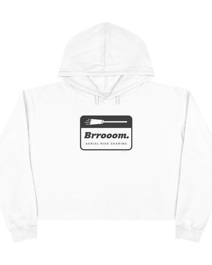 InstaCostume™ Brrooom™ Aerial Ride Sharing - Crop Hoodie