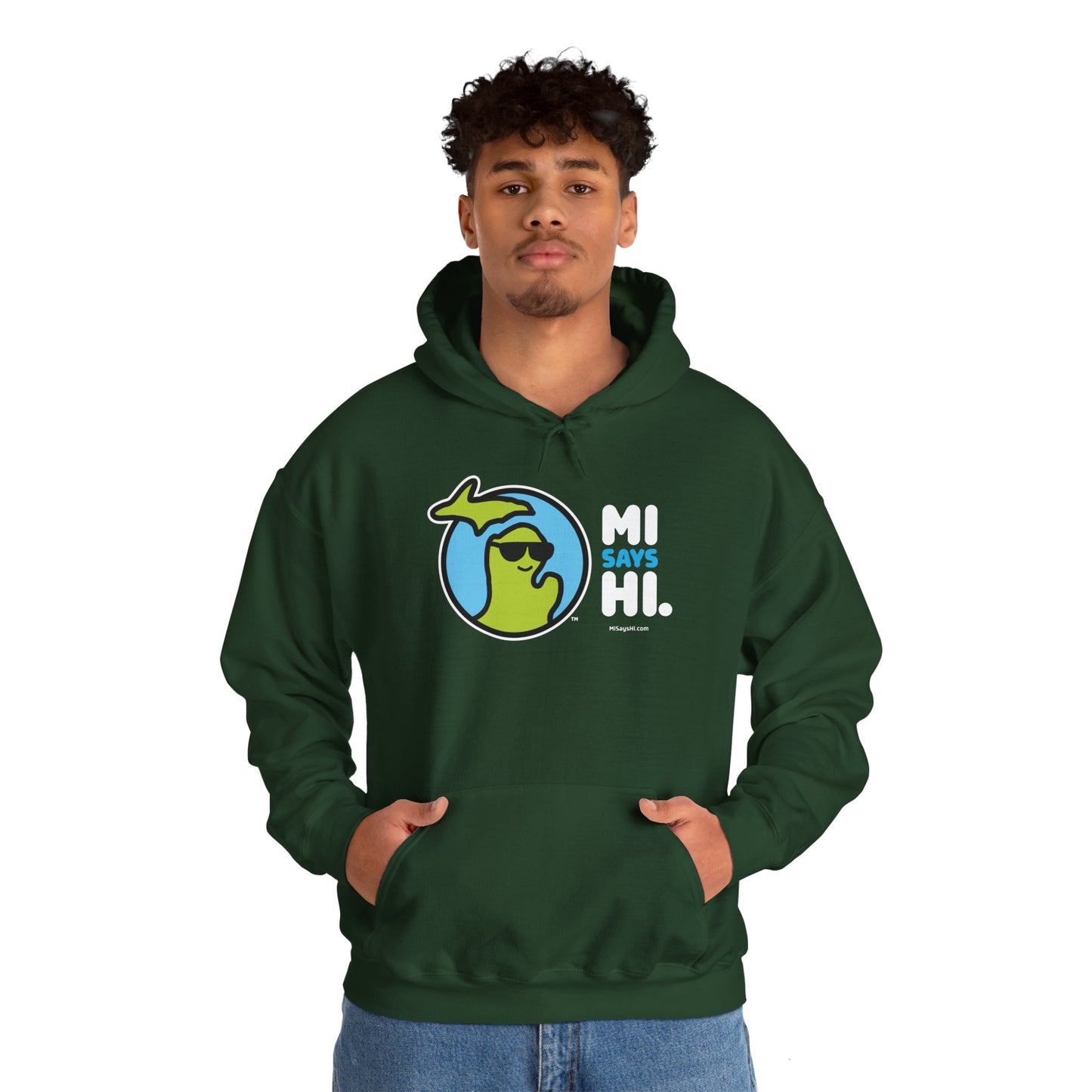 MI Says Hi™ Unisex Heavy Blend™ Hooded Sweatshirt