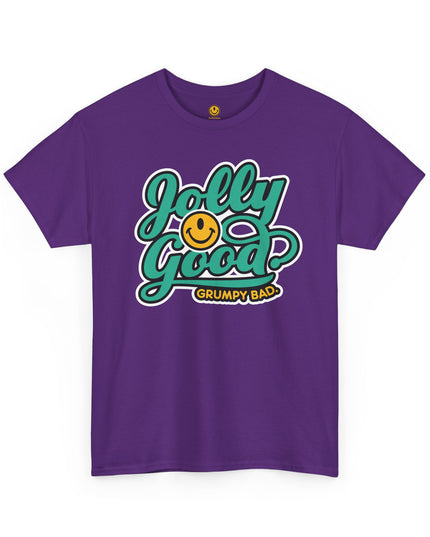Smileclops™ - Jolly Good. Grumpy Bad. - Heavy Cotton Tee