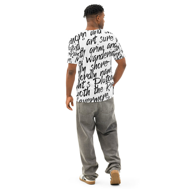 InstaCostume Writing on the Wall t-shirt, back view — halloween t-shirt costume