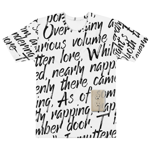 Funny halloween costume — InstaCostume Writing on the Wall t-shirt, front view