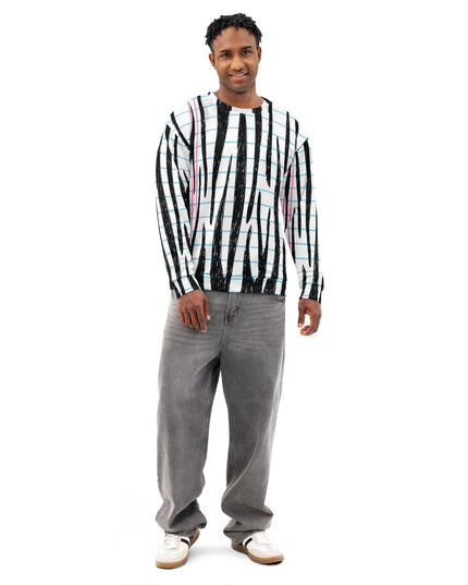 InstaCostume Paper Tiger Halloween sweatshirt costume, alternate view
