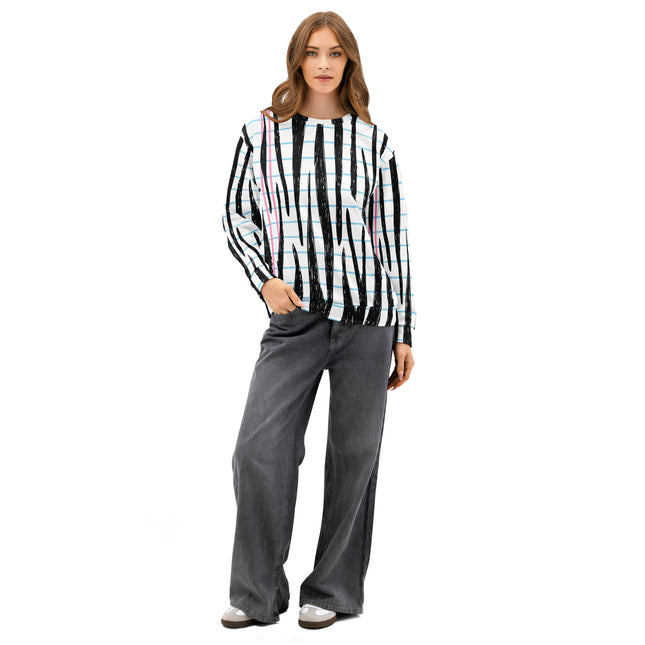 InstaCostume Paper Tiger Halloween sweatshirt costume, alternate view