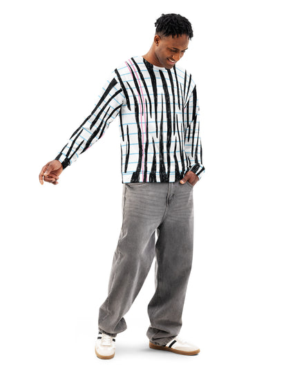 InstaCostume Paper Tiger Halloween sweatshirt costume, alternate view